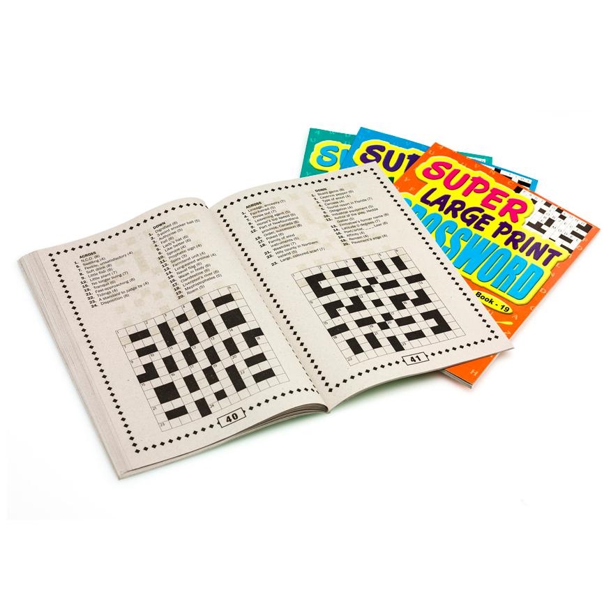Large Print Crossword Books