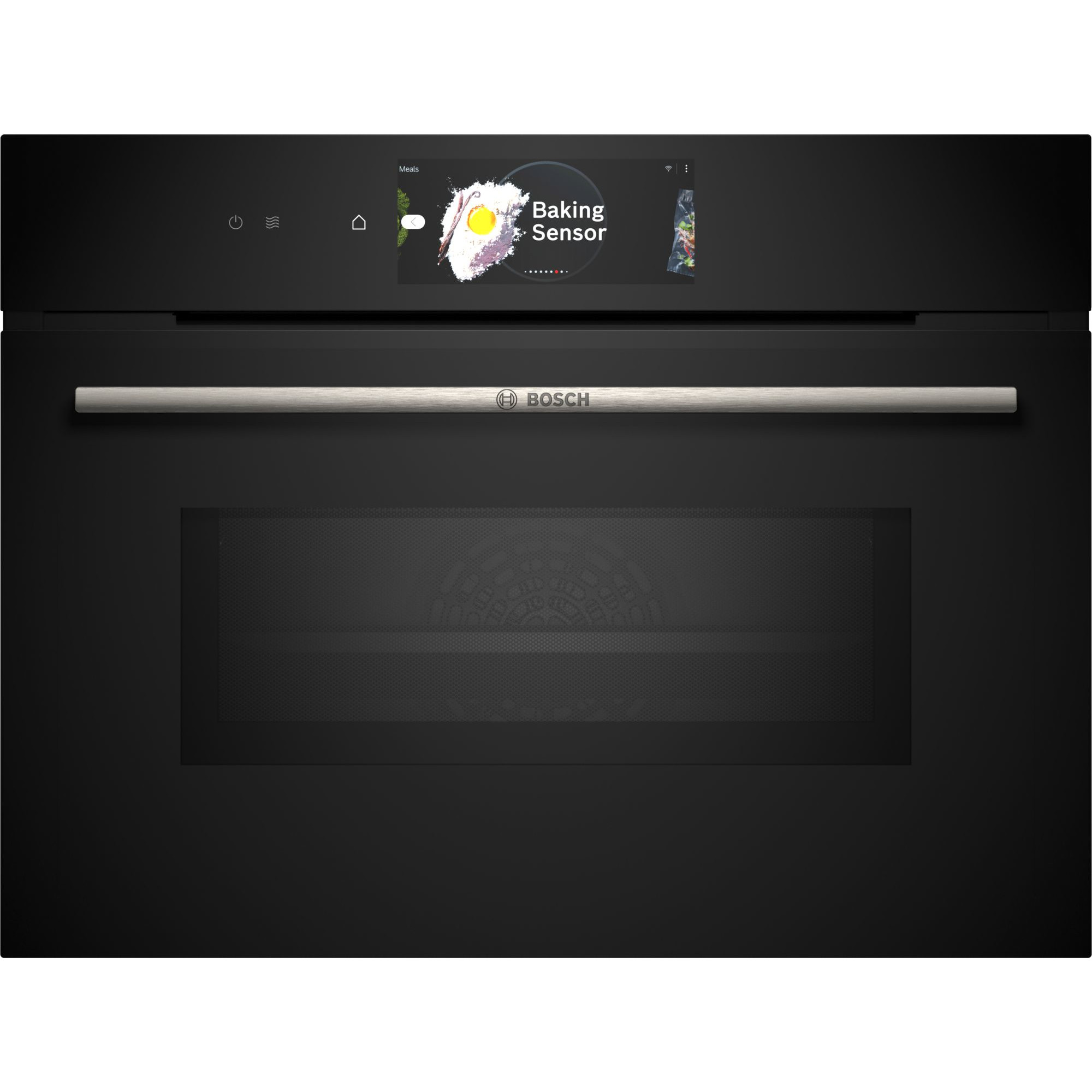 Bosch Series 8 BuiltIn Compact Oven with Microwave Black CMG778NB1