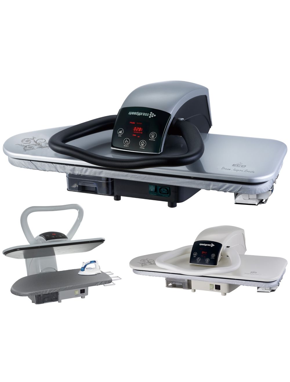 81HD Steam Ironing Press 81cm Professional Heavy Duty with Iron various colours stand optional