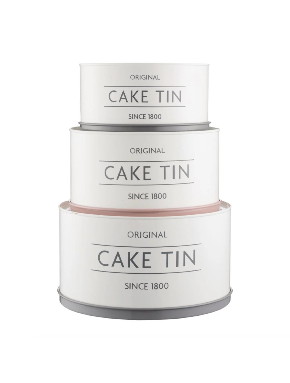Mason Cash Innovative Kitchen Collection Set of Cake Storage Tins