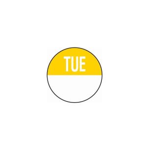 19mm Tuesday Removable Day Dots (1000) - C303