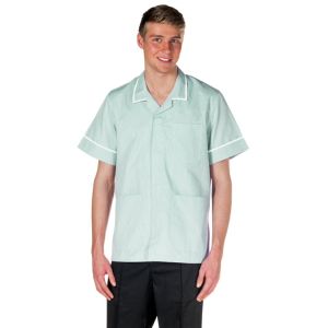 UEL Male Tunic with logo / AQUA STRIPE