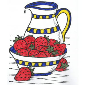 Wimbledon Strawberries & Cream Colouring