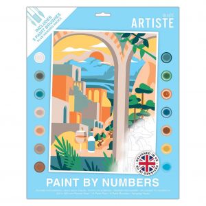 Artiste Large Paint By Numbers, Aegean Sunset, 395x295mm