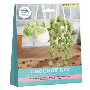 Simply Make Crochet Craft Kit, Hanging Plant Duo