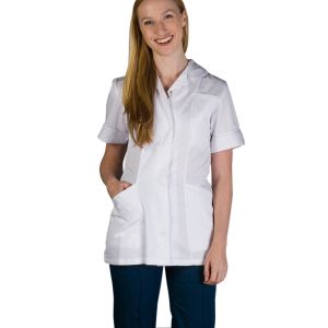 Ladies tunic with UEL logo / WHITE