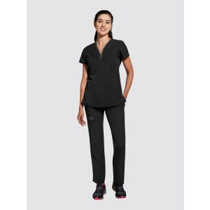 Healing Hands 360 Womens Scrub Set | 3x Sonia Zip Tunic & 2x Nisha Jogger