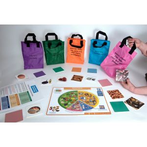 Healthy Eating Shopping Bags Game