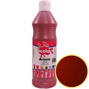 Scola Ready Mix Paint 600ml Individual Colours - Brown