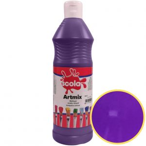 Scola Ready Mix Paint 600ml Individual Colours - Purple