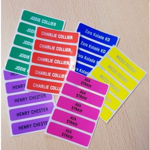 Colour Self Adhesive Labels (1 Line)