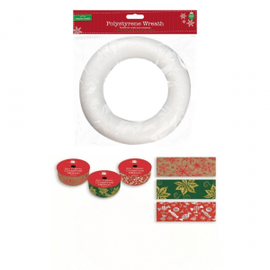 MYO Festive Ribbon Wreath