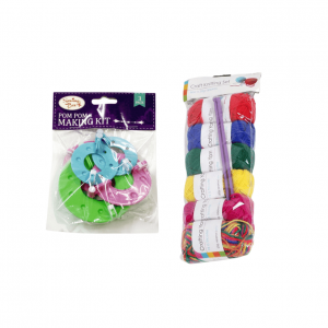 Pom Pom Maker & Yarn Set