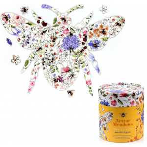 Nectar Meadows Wooden Jigsaw Puzzle 130 Piece
