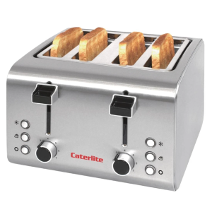 Caterlite 4 Slice Stainless Steel Toaster