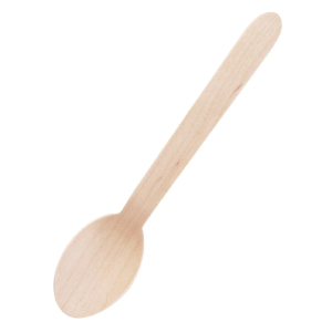 Fiesta Compostable Wooden Dessert Spoons (Pack of 100)