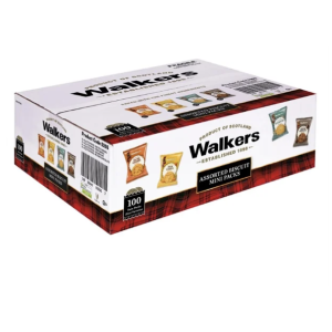 Walkers Mini Pack Assorted Biscuits (pack 100)