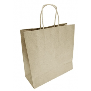 Fiesta recyclable twist handle paer bag brown large (pack of 250)