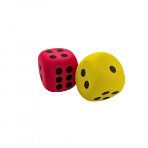 Soft Foam Dice Pk2