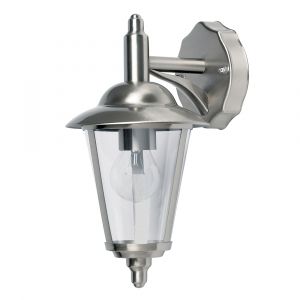 Endon Yg-861-Ss - Klien Downlight 1Lt Wall Ip44 60W Polished Stainless Steel And Clear Pc Outdoor Wall Light