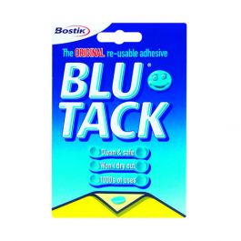 Blu Tack Bostik original blue sticky reusable handy pack free post! 