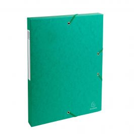 Box File Pressbd File A4 25mm - Green - x 8 - Exacompta